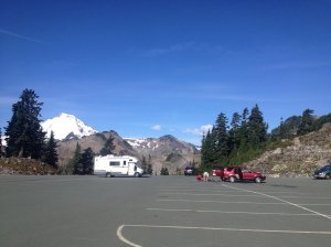 Parking lot at Artist Point